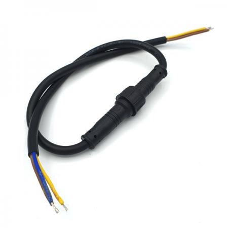 디바이스마트,커넥터/PCB > 파워커넥터 > 블레이드형 커넥터 > 하우징,SZH,IP67 0.3mm² 3Core 방수 케이블 커넥터 [SZH-CH232],방수 전원 케이블 커넥터 SET / IP67 / 와이어 외경 4.8mm / 정격전류 2.4A, 허용 전압 ~300V / 3pin / AWG22