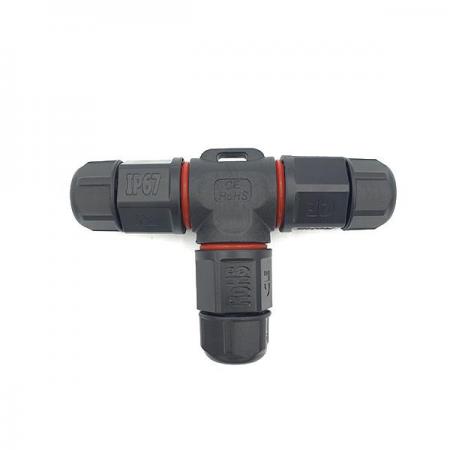 디바이스마트,커넥터/PCB > 파워커넥터 > 블레이드형 커넥터 > 하우징,SZH,IP68 2핀 T형 방수 플러그 (소형) [SZH-CH239],방수 전원 T 모양 커넥터 SET / IP68 / 케이블 직경 5.5mm~8.5mm에 적합 / 정격전류 20A / 정격전압 ~380V / 2pin