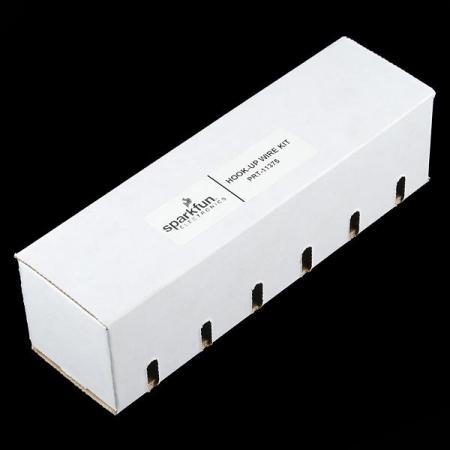 디바이스마트,케이블/전선 > KS/UL/절연전선 > 전선키트,SparkFun,Hook-Up Wire - Assortment (Stranded, 22 AWG) [PRT-11375],6가지 색상과 디스펜서 박스로 포장 되어 있는 22 AWG 규격의 멀티코어형 케이블 키트 입니다. 선 길이 색상당 25ft (7.62m)