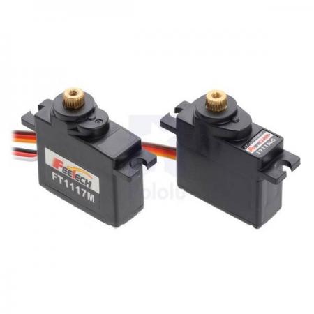 디바이스마트,기계/제어/로봇/모터 > 모터류 > 서보모터 > 아날로그 서보모터,Pololu,FEETECH Mini Servo FT1117M #3423,기어 타입 :  메탈 기어 /  케이블 길이 :  180mm ±5mm / 사이즈 : 30mm X 12mm X 31.7mm / 중량 : 20g / 회전각 : 120° / 작동 전압 : 4.8V & 6V