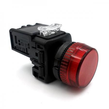 디바이스마트,스위치/부저/전기부품 > 산업용 스위치/제어 기기 > 제어/안전 스위치 > 기타 스위치,KGAUTO,표시등 [KGP-ND2R] 적색(RED),PILOT LAMP / 플라스틱 일반형 22Φ / 12/24V d.c / 적색(RED)