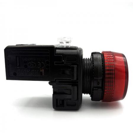 디바이스마트,스위치/부저/전기부품 > 산업용 스위치/제어 기기 > 제어/안전 스위치 > 기타 스위치,KGAUTO,표시등 [KGP-NV2R] 적색(RED),PILOT LAMP / 플라스틱 일반형 22Φ / 110/220V a.c / 적색(RED)