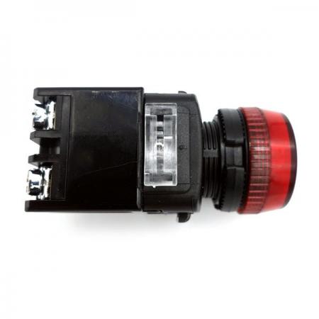 디바이스마트,스위치/부저/전기부품 > 산업용 스위치/제어 기기 > 제어/안전 스위치 > 기타 스위치,KGAUTO,표시등 [KGP-NV2R] 적색(RED),PILOT LAMP / 플라스틱 일반형 22Φ / 110/220V a.c / 적색(RED)