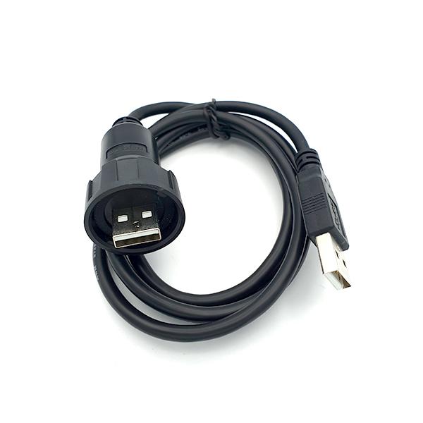 USB2.0 Male 방수 케이블 [YU-USB2-MP-MP-1M-001]