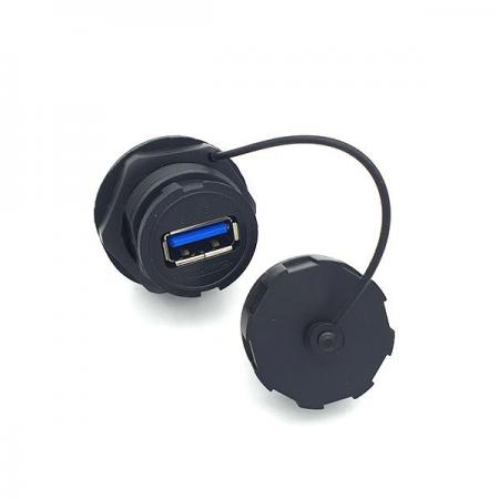디바이스마트,커넥터/PCB > 산업/의료/방수 커넥터 > CNLINKO 방수 커넥터 > USB/HDMI,CNLINKO,USB3.0 Female 방수 소켓 [YU-USB3-JSX-01-001],방수 USB 3.0 / 데이터 커넥터 소켓 / FEMALE / IP67 / YU-USB3-JSX-01-001
