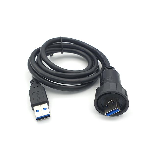 USB3.0 방수 케이블 (M/F) [YU-USB3-CPI-01-100]