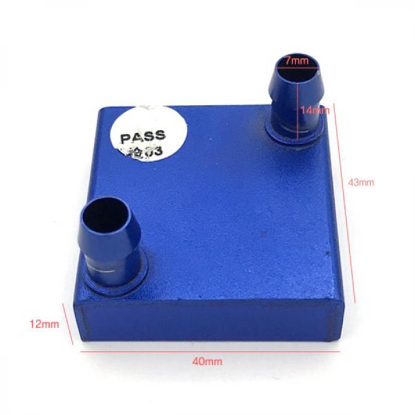 디바이스마트,RLC/수동소자 > 필터/페라이트코어/펠티어 > 열전기/펠티어모듈 > 냉각키트,SZH,알루미늄 워터블럭 43*40mm [SZH-CO006],수냉식 쿨링에 쓰이는 부품으로 발열이 있는 위치에 부착하여 냉각시켜주는 부품입니다.