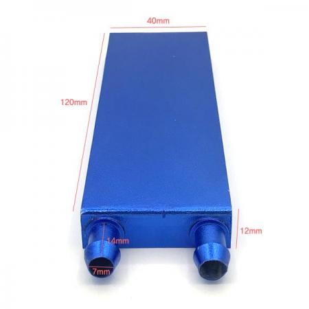 디바이스마트,RLC/수동소자 > 필터/페라이트코어/펠티어 > 열전기/펠티어모듈 > 냉각키트,SZH,알루미늄 워터블럭 40*120mm [SZH-CO008],수냉식 쿨링에 쓰이는 부품으로 발열이 있는 위치에 부착하여 냉각시켜주는 부품입니다.