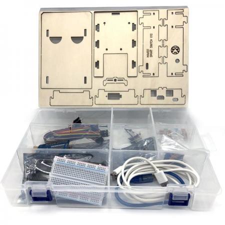디바이스마트,오픈소스/코딩교육 > 아두이노 > 아두이노 교육용키트,MAKIST,Smart Switch Make Kit,IOT 기술을 이용하여, 앱이나 박수소리를 통해 원격으로 제어가 가능한 스마트 스위치입니다.