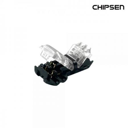 디바이스마트,케이블/전선 > 무탈피/탈피 커넥터 > 무탈피 커넥터,(주)칩센,무탈피 커넥터(2:2분기형) T2-2N,탈피하지 않고 전선열결이 가능한 무탈피 커넥터 / 전선을 T자로 연결할 때 쓰는 커넥터