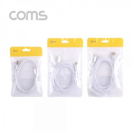 디바이스마트,케이블/전선 > USB 케이블 > 데이터케이블(MM) > USB 3.1 C타입 케이블,Coms,USB 3.1 케이블 (TYPE C) 3M, WHITE, USB A(M)/C(M), 패브릭 [ID799],USB 3.1 케이블 (Type C) 3M/ White/ USB A(M)/C(M)/ 패브릭