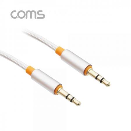 디바이스마트,케이블/전선 > 영상/음향 케이블 > 스테레오/RCA 케이블,Coms,AUX 스테레오 케이블 / 3극 / 패브릭 / 1M [ID738], AUX 스테레오 케이블 / 3극 / 패브릭 / 1M