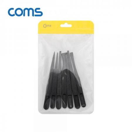 디바이스마트,수공구/전자공구/전동공구 > 작업공구 > 가정/생활용 공구,Coms,정전기 방지 플라스틱 핀셋/집게 7종 세트(7PCS) [ID751],정전기 방지 플라스틱 핀셋/집게 7종 세트(7pcs)