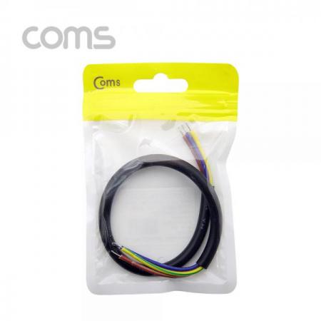 디바이스마트,케이블/전선 > PC/네트워크/통신 케이블 > 전원/파워 케이블,Coms,전원 케이블(3선/제작용) 30CM [BB185], 전원 케이블(3선/제작용) 30cm