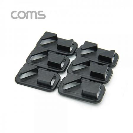 디바이스마트,컴퓨터/모바일/가전 > 네트워크/케이블/컨버터/IOT > 네트워크 자재/공구/타이 > 케이블타이/몰드,Coms,케이블 오거나이저(홀더형), BLACK / 케이블 정리기 [BT518], 케이블 오거나이저(홀더형)/ Black / 케이블 정리기