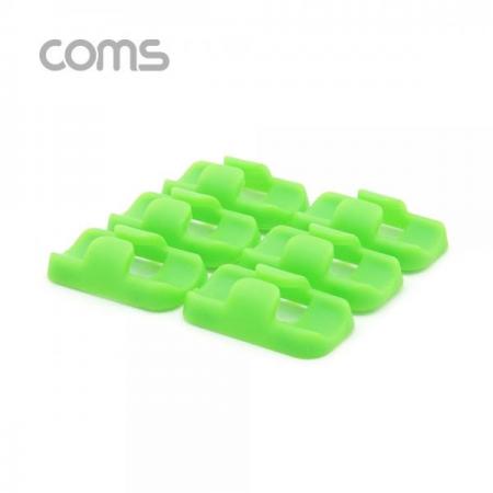 디바이스마트,컴퓨터/모바일/가전 > 네트워크/케이블/컨버터/IOT > 네트워크 자재/공구/타이 > 케이블타이/몰드,Coms,케이블 오거나이저(홀더형), GREEN / 케이블 정리기 [BT517], 케이블 오거나이저(홀더형)/ Green / 케이블 정리기