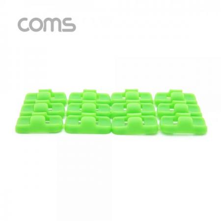 디바이스마트,컴퓨터/모바일/가전 > 네트워크/케이블/컨버터/IOT > 네트워크 자재/공구/타이 > 케이블타이/몰드,Coms,케이블 오거나이저(홀더형), GREEN / 케이블 정리기 [BT517], 케이블 오거나이저(홀더형)/ Green / 케이블 정리기