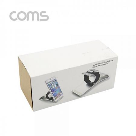 디바이스마트,컴퓨터/모바일/가전 > 스마트폰/스마트기기 > 모바일 주변기기 > 거치대,Coms,스마트폰 거치대, 탁상용(2 IN 1) IOS 스마트폰/ IOS 스마트 워치 / 충전패드 이용가능 [BT525], 스마트폰 거치대/ 탁상용(2 in 1) iOS 스마트폰/ iOS 스마트 워치 / 충전패드 이용가능