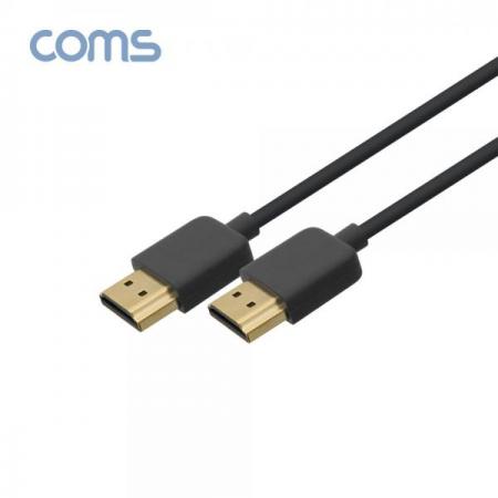 디바이스마트,케이블/전선 > 영상/음향 케이블 > HDMI 케이블,Coms,HDMI 슬림 케이블(V1.4) GRAY / 1.5M [BT587], HDMI 슬림 케이블(V1.4) Gray / 1.5M