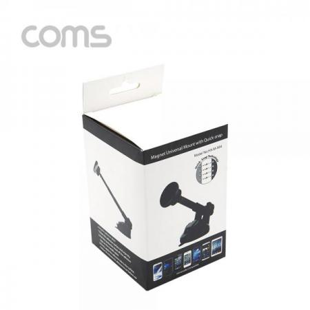 디바이스마트,사무/생활/서적 > 차량/생활/IOT > 차량내부용품 > 차량용 거치대,Coms,차량용 스마트폰 거치대, 유리 및 대시보드 흡착식 / 3단 길이조절 / 각도 조절 [BT528], 차량용 스마트폰 거치대/ 유리 및 대시보드 흡착식 / 3단 길이조절 / 각도 조절