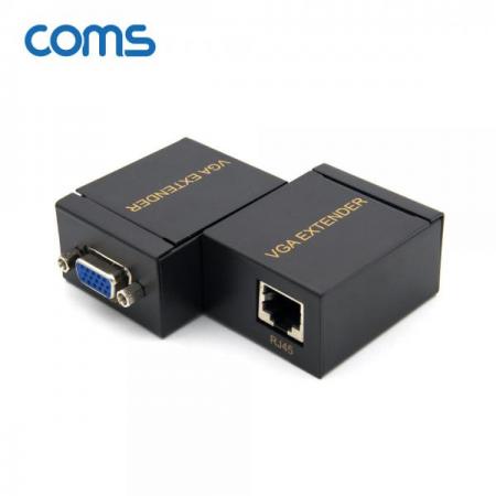 디바이스마트,컴퓨터/모바일/가전 > 네트워크/케이블/컨버터/IOT > 리피터/젠더/전원 케이블 > 컨버터,Coms,VGA 리피터(RJ45) / 영상신호 가능 [BT556], VGA 리피터(RJ45) / 영상신호 가능
