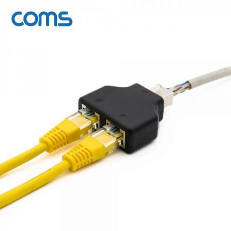 디바이스마트,컴퓨터/모바일/가전 > 네트워크/케이블/컨버터/IOT > 인터넷공유기/허브/랜카드 > 인젝터/스플리터/주변기기,Coms,RJ45 이더넷 송수신 분리기 / 분배기 / 커플러 SET / 8P8C / RJ45 TO RJ45 X 2 [BT448],RJ45 이더넷 송수신 분리기 / 분배기 / 커플러 set / 8P8C / RJ45 to RJ45 X 2