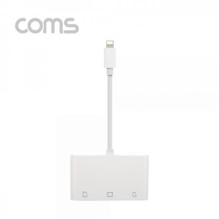 디바이스마트,컴퓨터/모바일/가전 > 저장장치 > 메모리카드/리더기 > 리더기/수납케이스,Coms,IOS 카드 리더기 / CF / SD / TF카드 [ID593],iOS 카드 리더기 / CF / SD / TF카드