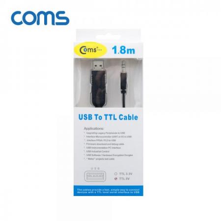 디바이스마트,MCU보드/전자키트 > 개발용 장비 > USB/RS232/RS485 컨버터,Coms,USB TO TTL(AUDIO 3.5MM) 5V 케이블 1.8M [WT165],USB to TTL(Audio 3.5mm) 5V 케이블 1.8M