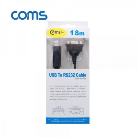 디바이스마트,MCU보드/전자키트 > 개발용 장비 > USB/RS232/RS485 컨버터,Coms,USB TO RS232/DB9(FEMALE) 케이블 1.8M [WT154],USB to RS232/DB9(Female) 케이블 1.8M