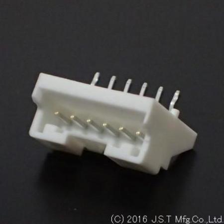 디바이스마트,커넥터/PCB > 직사각형 커넥터 > JST 커넥터 > JST-PA 시리즈 (2.0피치),JST,S06B-PASK-2 (LF)(SN),JST 커넥터 / PA 시리즈 / Board-To-Wire Connector / MALE / 앵글 DIP 타입 / 2.0mm Pitch / 6Pin