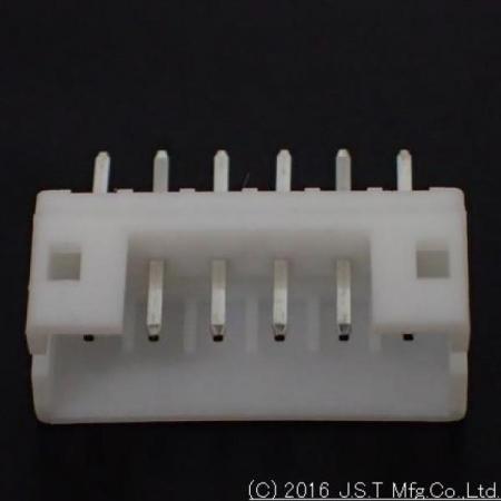 디바이스마트,커넥터/PCB > 직사각형 커넥터 > JST 커넥터 > JST-PH 시리즈 (2.0피치),JST,B6B-PH-K-S (LF)(SN)(P),JST 커넥터 / PH 시리즈 / Board-To-Wire Connector / MALE / 스트레이트 DIP 타입 / 2.0mm Pitch / 6Pin