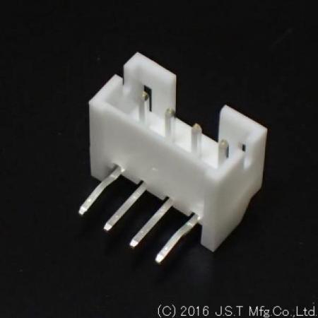 디바이스마트,커넥터/PCB > 직사각형 커넥터 > JST 커넥터 > JST-PH 시리즈 (2.0피치),JST,S4B-PH-K-S (LF)(SN),JST 커넥터 / PH 시리즈 / Board-To-Wire Connector / MALE / 앵글 DIP 타입 / 2.0mm Pitch / 4Pin