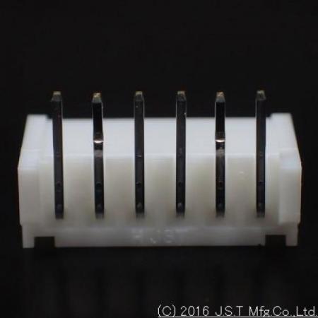디바이스마트,커넥터/PCB > 직사각형 커넥터 > JST 커넥터 > JST-PH 시리즈 (2.0피치),JST,S6B-PH-K-S (LF)(SN)(PP),JST 커넥터 / PH 시리즈 / Board-To-Wire Connector / MALE / 앵글 DIP 타입 / 2.0mm Pitch / 6Pin
