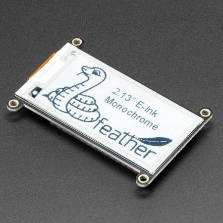 디바이스마트,LED/LCD > LCD COLOR > 칼라 LCD패널 > 2인치 이하 컬러 LCD패널,Adafruit,Adafruit 2.13' Monochrome eInk / ePaper Display FeatherWing - 250x122 Monochrome [ada-4195],Adafruit의  E-Paper Display 입니다. 사이즈 61.3mm x 40.2mm x 6.7mm 흑백 디스플레이 입니다.