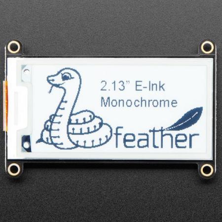 디바이스마트,LED/LCD > LCD COLOR > 칼라 LCD패널 > 2인치 이하 컬러 LCD패널,Adafruit,Adafruit 2.13' Monochrome eInk / ePaper Display FeatherWing - 250x122 Monochrome [ada-4195],Adafruit의  E-Paper Display 입니다. 사이즈 61.3mm x 40.2mm x 6.7mm 흑백 디스플레이 입니다.