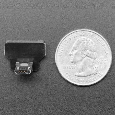 디바이스마트,커넥터/PCB > I/O 커넥터 > USB/IEEE 커넥터 > Micro USB B타입 커넥터,Adafruit,DIY USB Cable Parts - Right Angle Micro B Plug Down [ada-4105],20P FFC 케이블의 양쪽 끝에, 2개의 커넥터 파츠를 연결하여 제작하는 방식의 매우 간단한 DIY 제품 입니다. ※ Micro B  전용 (Right angle형, 좁은쪽 헤드 방향이 아래쪽인 방향입니다.)