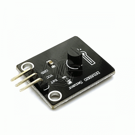 디바이스마트,MCU보드/전자키트 > 센서모듈 > 온도/습도 > 온도센서,ONE,DS18B20 디지털 온도 센서 모듈 [ONE001],정격전압 : DC 3V ~ 5.5V / 출력 : 1-wire 통신 / 센서 : Dallas DS18B20 T0-92 / 디지털 온도센서 모듈입니다