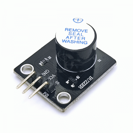 디바이스마트,MCU보드/전자키트 > 음악/앰프/녹음 > 스피커/부저,ONE,회로내장형 액티브 부저 모듈 [ONE005],정격전압 : DC 3.3V ~ 5V / 회로가 내장되어있는 Active Buzzer입니다