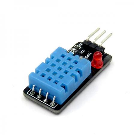 디바이스마트,MCU보드/전자키트 > 센서모듈 > 온도/습도 > 온습도겸용,ONE,DHT11 디지털 온습도 센서 모듈 [ONE011],정격전압 : DC 3.3V ~ 5V / 온도범위 :0℃ ~ 50℃ ±2℃ / 습도범위 : 20% ~ 90% RH ±5% / 출력 : I2C 통신 / 디지털 통신 방식의 온습도 센서 모듈입니다