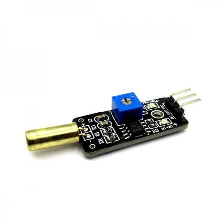 디바이스마트,MCU보드/전자키트 > 센서모듈 > 기울기/진동/충격/터치 > 틸트/기울기센서,ONE,SW-520 기울기 센서 모듈 [ONE024],정격전압 : DC 3.3V ~ 5V / 출력 : 디지털 신호 1ch / 볼 스위치를 수직으로 세웠을때는 on이고 전후좌우 15도의 각도가 기울면 off되는 센서 모듈입니다.