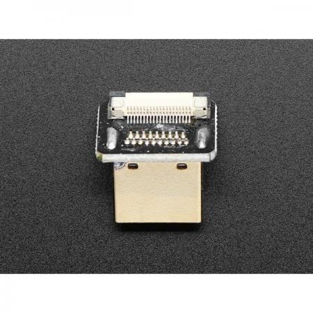 디바이스마트,커넥터/PCB > I/O 커넥터 > USB/IEEE 커넥터 > HDMI/DVI 커넥터,Adafruit,DIY HDMI Cable Parts - Right Angle (L Bend) HDMI Plug Adapter [ada-3550],20P FFC 케이블의 양쪽 끝에, 2개의 커넥터 파츠를 연결하여 제작하는 방식의 매우 간단한 DIY 제품 입니다. ※ HDMI Male (수) 전용  (Right angle형 좁은 헤드 방향이 하늘 쪽으로 향합니다.)