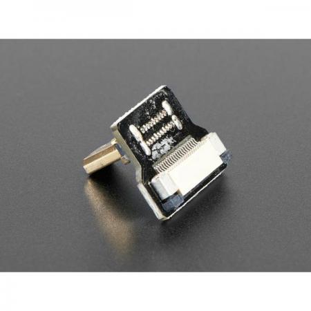 디바이스마트,커넥터/PCB > I/O 커넥터 > USB/IEEE 커넥터 > HDMI/DVI 커넥터,Adafruit,DIY HDMI Cable Parts - Right Angle (R Bend) Micro HDMI Plug [ada-3557],20P FFC 케이블의 양쪽 끝에, 2개의 커넥터 파츠를 연결하여 제작하는 방식의 매우 간단한 DIY 제품 입니다. ※ HDMI Micro Male (수) 전용  (Right angle형 좁은 헤드 방향이 하늘 쪽으로 향합니다.)