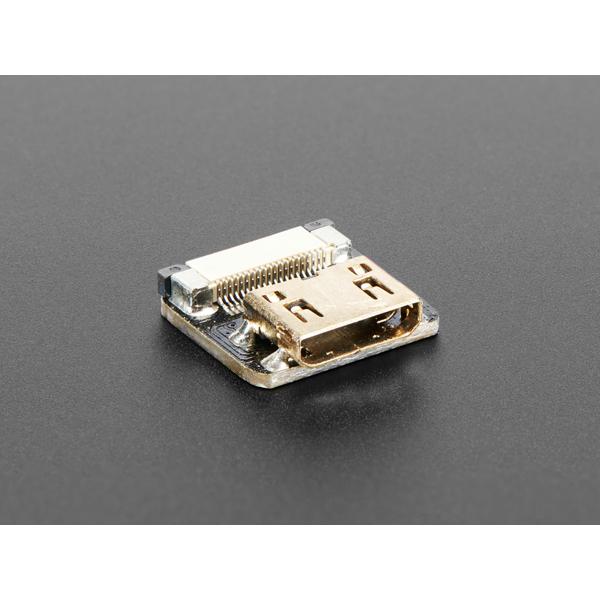 DIY HDMI Cable Parts - Straight Mini HDMI Socket Adapter [ada-3555]