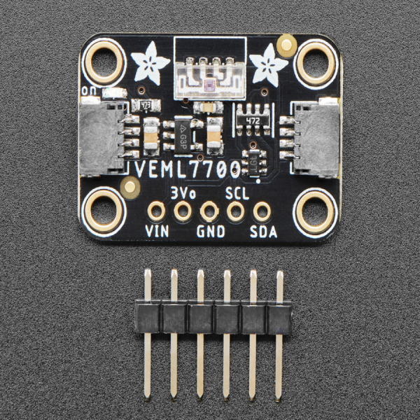 디바이스마트,MCU보드/전자키트 > 센서모듈 > 빛/조도/컬러/UV > 빛/조도/CdS센서,Adafruit,Adafruit VEML7700 Lux Sensor - I2C Light Sensor [ada-4162],어떤 마이크로 컨트롤러에도 쉽게 추가 가능 / I2C 인터페이스 / VEML7700은 조명을 위한 SI 단위인 lux를 계산 / 여러 센서 간의 일관된 판독 값을 얻음