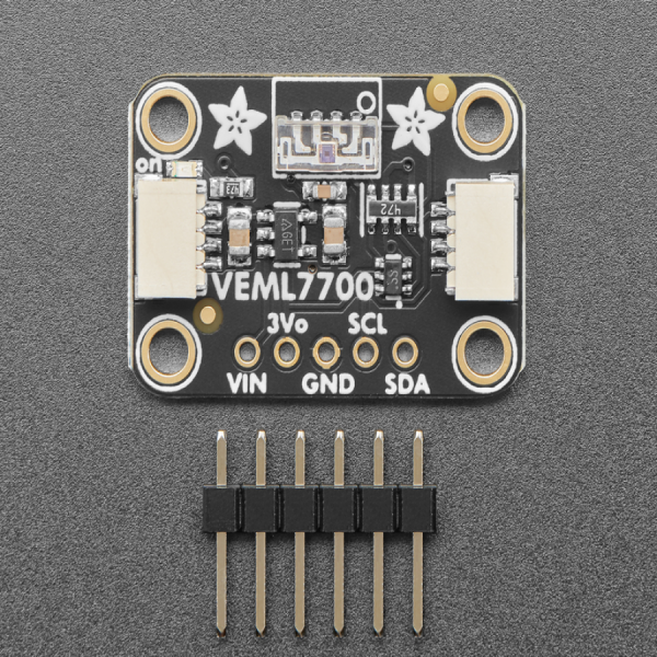 디바이스마트,MCU보드/전자키트 > 센서모듈 > 빛/조도/컬러/UV > 빛/조도/CdS센서,Adafruit,Adafruit VEML7700 Lux Sensor - I2C Light Sensor [ada-4162],어떤 마이크로 컨트롤러에도 쉽게 추가 가능 / I2C 인터페이스 / VEML7700은 조명을 위한 SI 단위인 lux를 계산 / 여러 센서 간의 일관된 판독 값을 얻음