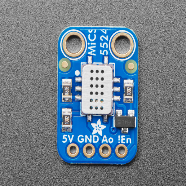 디바이스마트,MCU보드/전자키트 > 센서모듈 > 먼지/가스/연기/불꽃 > 가스/공기질/연기센서,Adafruit,Adafruit MiCS5524 CO, Alcohol and VOC Gas Sensor Breakout [ada-3199],실내 일산화탄소 및 천연 가스 누출 탐지를 위한 견고한 MEMS 센서로 실내 공기질 모니터링에적합