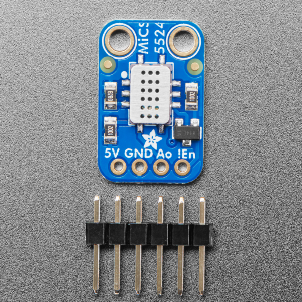 디바이스마트,MCU보드/전자키트 > 센서모듈 > 먼지/가스/연기/불꽃 > 가스/공기질/연기센서,Adafruit,Adafruit MiCS5524 CO, Alcohol and VOC Gas Sensor Breakout [ada-3199],실내 일산화탄소 및 천연 가스 누출 탐지를 위한 견고한 MEMS 센서로 실내 공기질 모니터링에적합