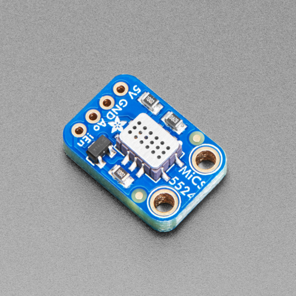 디바이스마트,MCU보드/전자키트 > 센서모듈 > 먼지/가스/연기/불꽃 > 가스/공기질/연기센서,Adafruit,Adafruit MiCS5524 CO, Alcohol and VOC Gas Sensor Breakout [ada-3199],실내 일산화탄소 및 천연 가스 누출 탐지를 위한 견고한 MEMS 센서로 실내 공기질 모니터링에적합