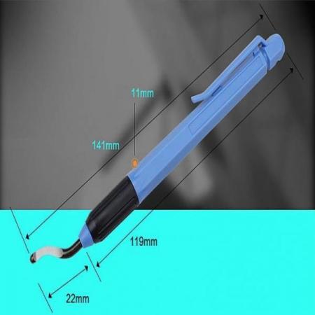 디바이스마트,수공구/전자공구/전동공구 > 금형/공작공구 > 디버링툴 > 디버링툴,유니즈,디버링 툴 EO2000 (기본날 포함),날 교체가 가능한 디버링 툴 / 가공품의 날카로운 면을 다듬을 때 사용 / 제품 길이 : 119mm