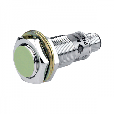 디바이스마트,센서 > 근접/라이다/레이다센서 > 근접센서 > 근접센서(오토닉스),(주)오토닉스,근접센서 PRCM18-5DN,NPN NO / 검출거리: 4MM / 전원전압: DC12V~24V / 주파수: 500Hz / 전류사양: 10mA이하 / IP67 / 검출면 지름: M12 / 3선식 / 비실드(돌출형) / 바디길이: 일반 / 케이블규격,재질: 일반형 커넥터 / 재질: 황동(니켈 도금) / 표준검출체: 12×12×1mm(철)